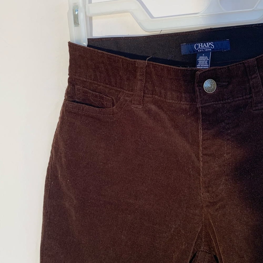 Straight Leg Corduroy Pants